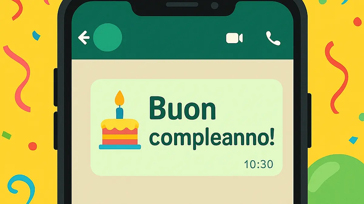 Frasi divertenti di buon compleanno da inviare su WhatsApp