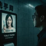 In Cina alcuni bagni pubblici erogano carta igienica solo dopo aver visto uno spot pubblicitario