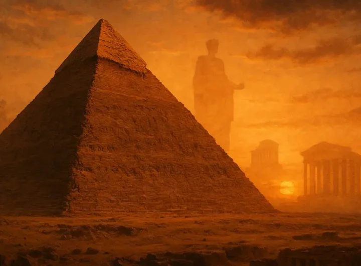 La Piramide di Cheope a Giza