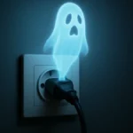 Una mano che stacca la spina di un televisore da una presa a muro per ridurre i consumi fantasma
