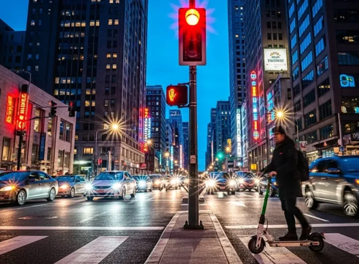 alta percentuale di utenti di e-bike e monopattini ignora i semafori rossi