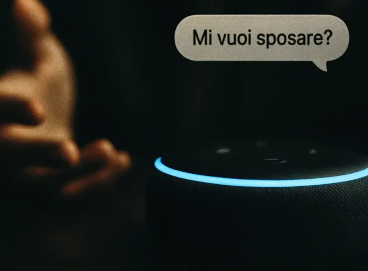 Alexa Echo Dot in primo piano