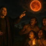 Cristoforo Colombo osserva un eclissi lunare totale