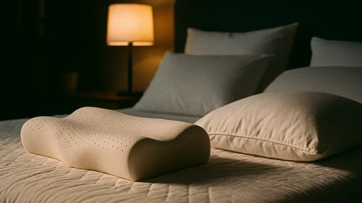 Cuscino ergonomico memory foam per cervicale