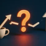 Diagramma concettuale con due frecce curve che puntano in direzioni opposte