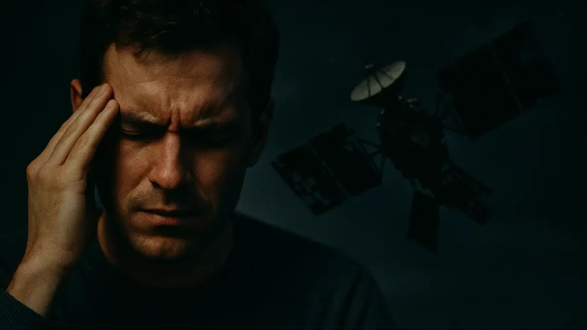 Illustrazione che mostra un campo magnetico terrestre che interagisce con un bagliore solare