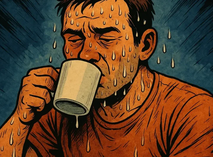 Illustrazione del corpo umano con evidenziati gli effetti di una dieta esclusivamente proteica