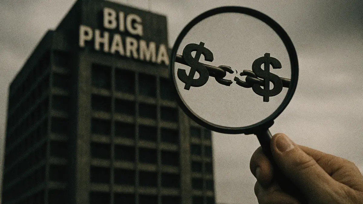 La Bilancia della Giustizia con il simbolo del denaro che pesa contro il simbolo della salute