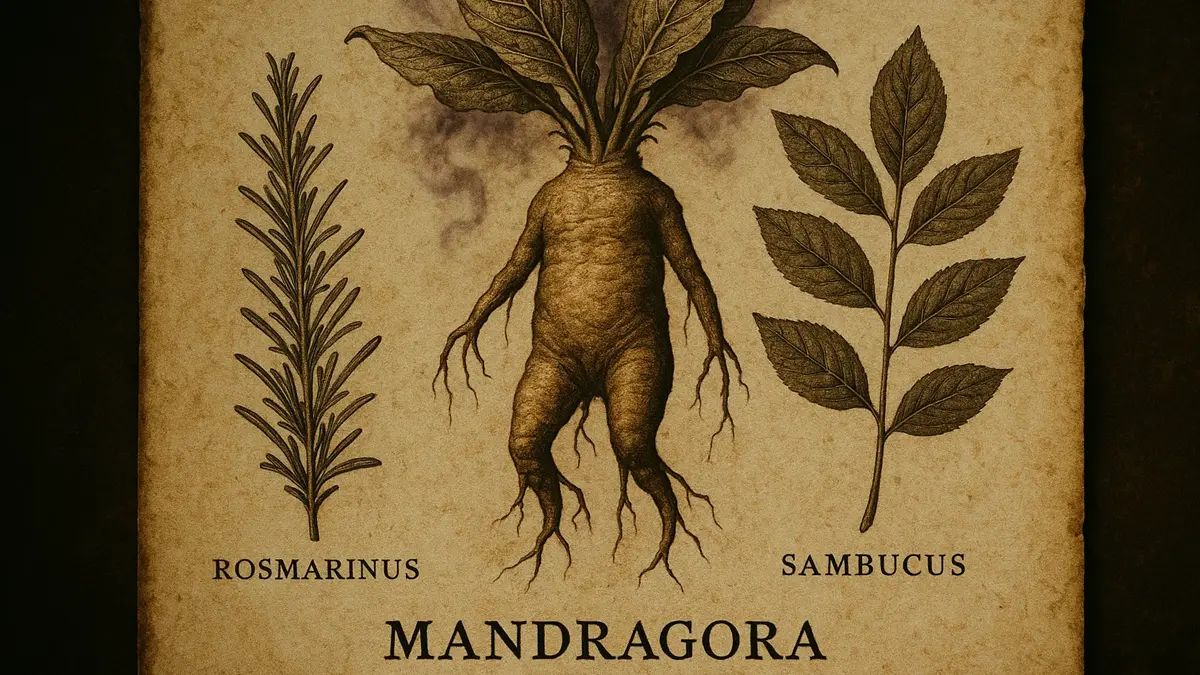 Mandragola radice antropomorfa