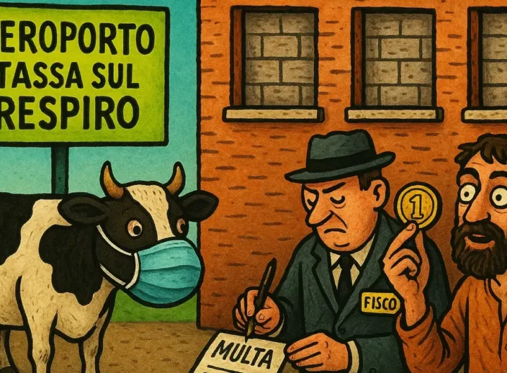 Mappa concettuale illustrata delle tasse strane dal mondo