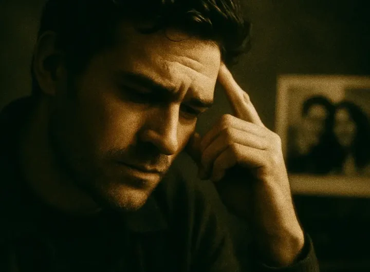 Mappa vintage sbiadita con bussola e ricordi