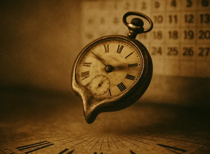 Orologio che si scioglie o gira velocemente