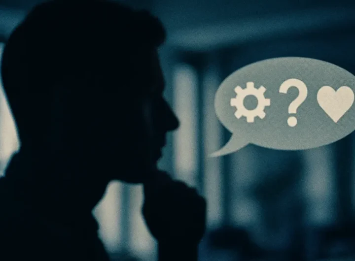 Persona che parla da sola