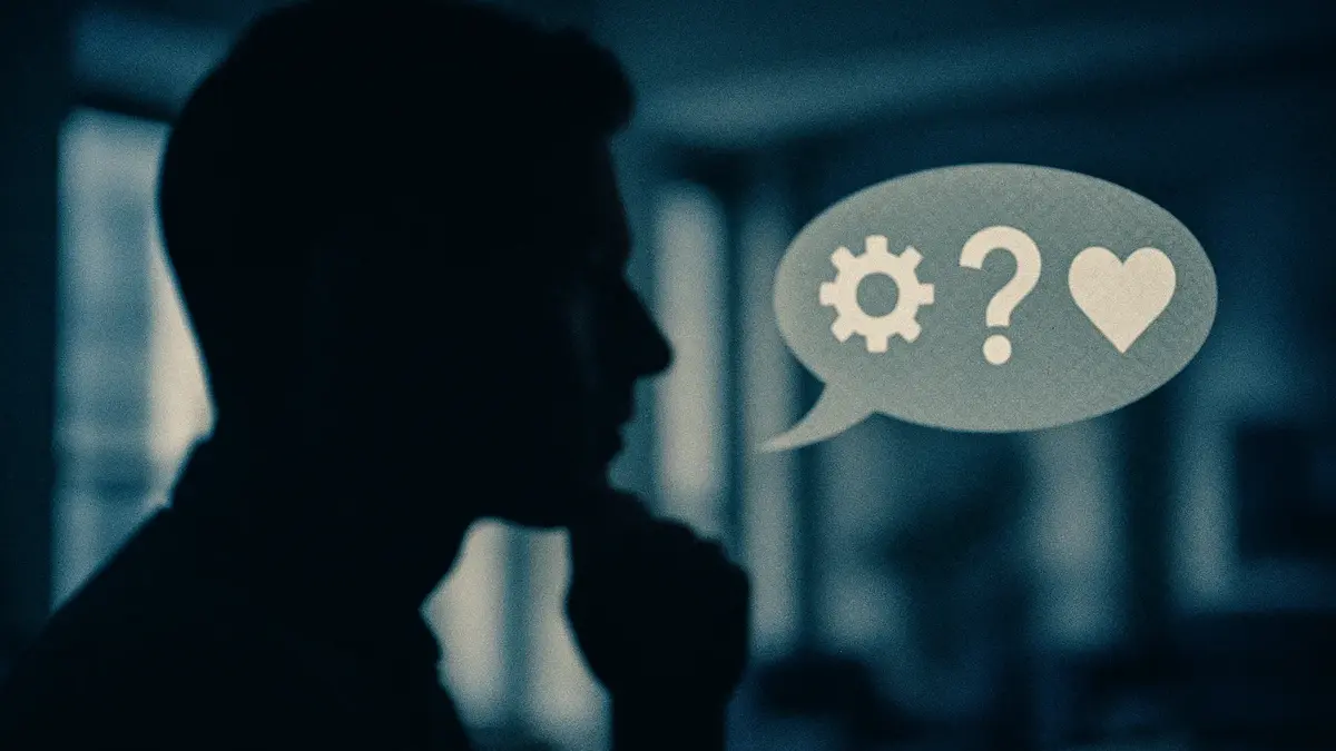 Persona che parla da sola