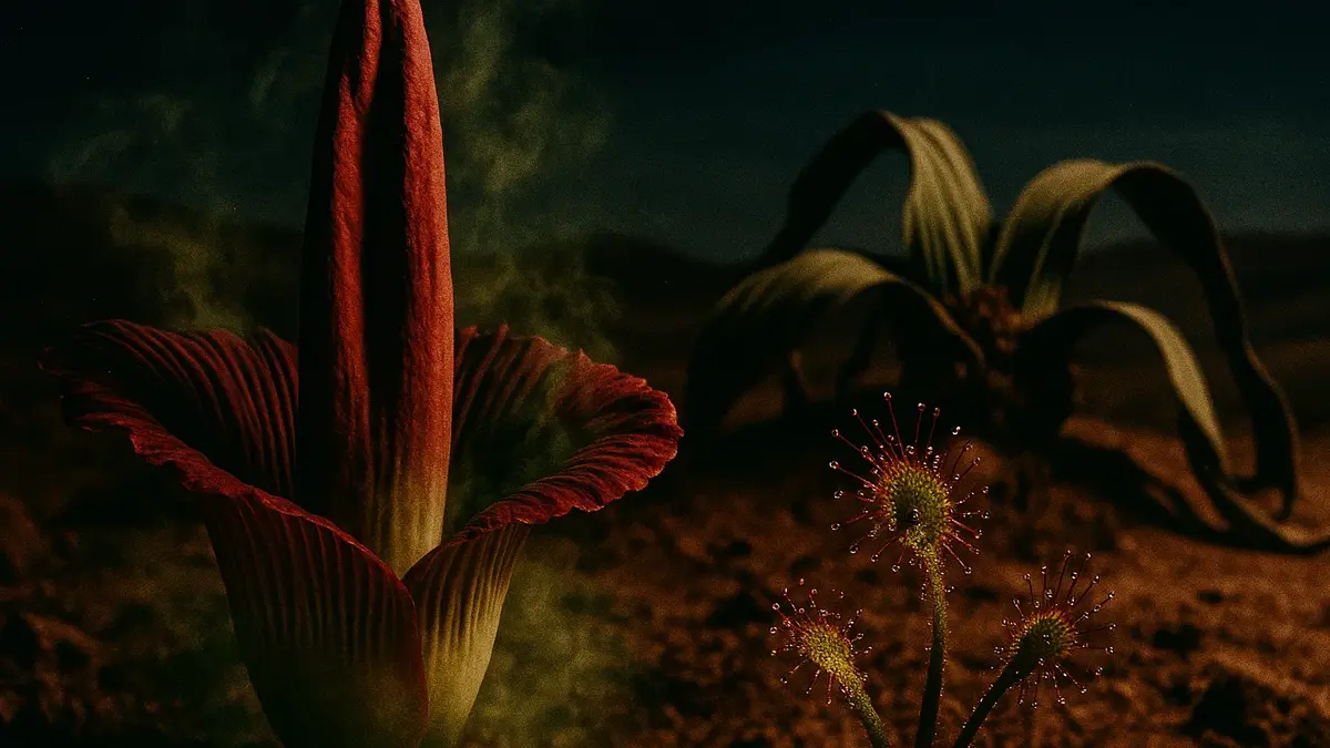 Piante carnivore Drosera e Pinguicula