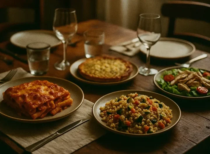 Pranzo veloce della domenica con piatti semplici e gustosi pronti in 30 minuti