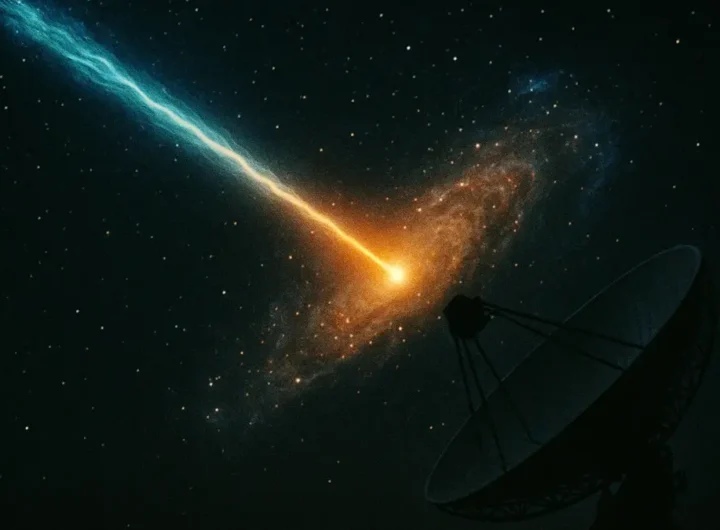 Rappresentazione artistica di un Fast Radio Burst