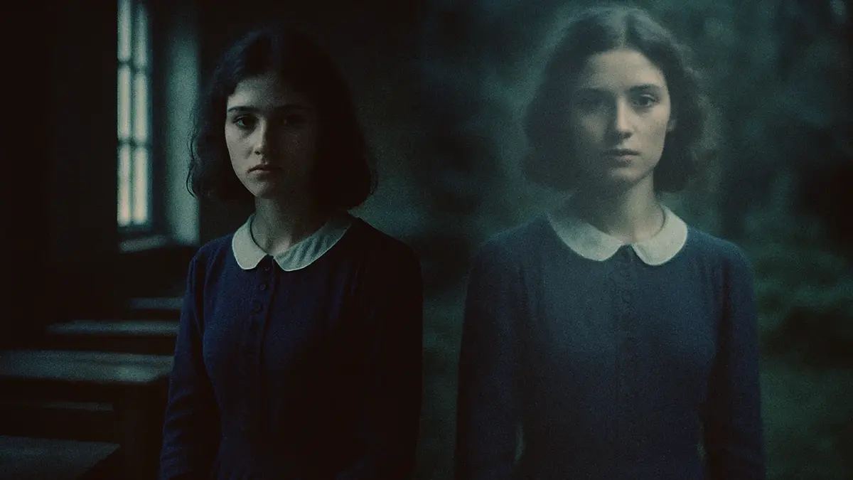 Rappresentazione artistica di un doppelgänger