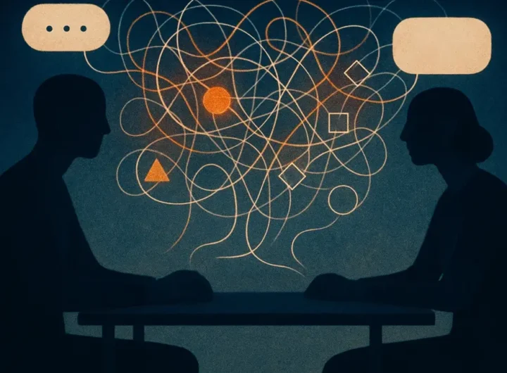 Rappresentazione concettuale di una conversazione interpersonale