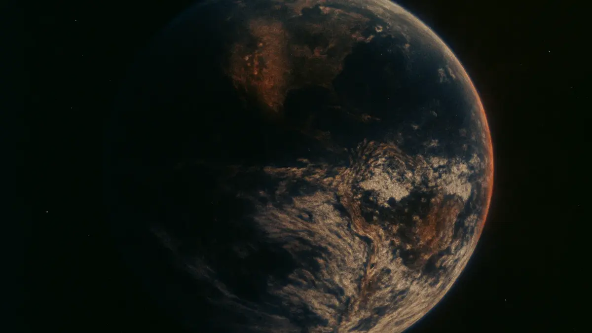 Rappresentazione satellitare emisfero settentrionale e meridionale