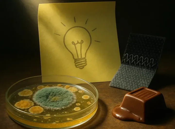 Rappresentazione visiva di diverse invenzioni che hanno cambiato il mondo