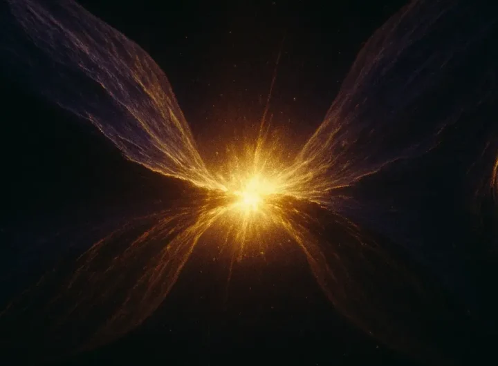 Schema concettuale che mostra il ciclo cosmico