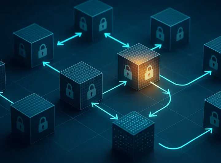 Schema visivo del tracciamento transazione blockchain