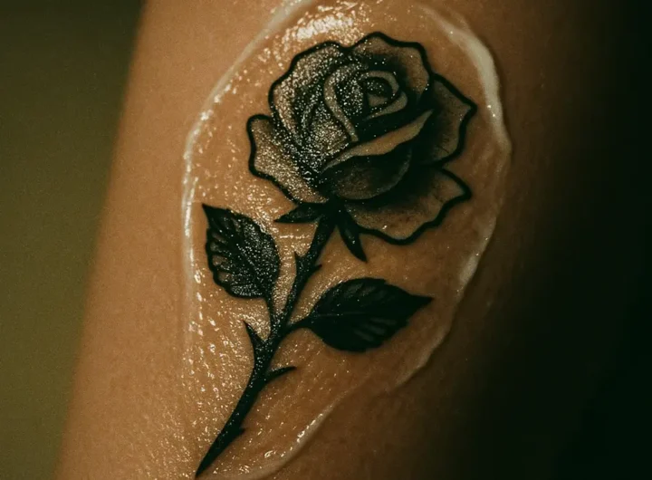 Tubetto di crema post-tatuaggio