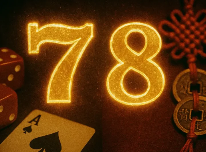 Una mano che tiene dei dadi che mostrano i numeri 7 e 8