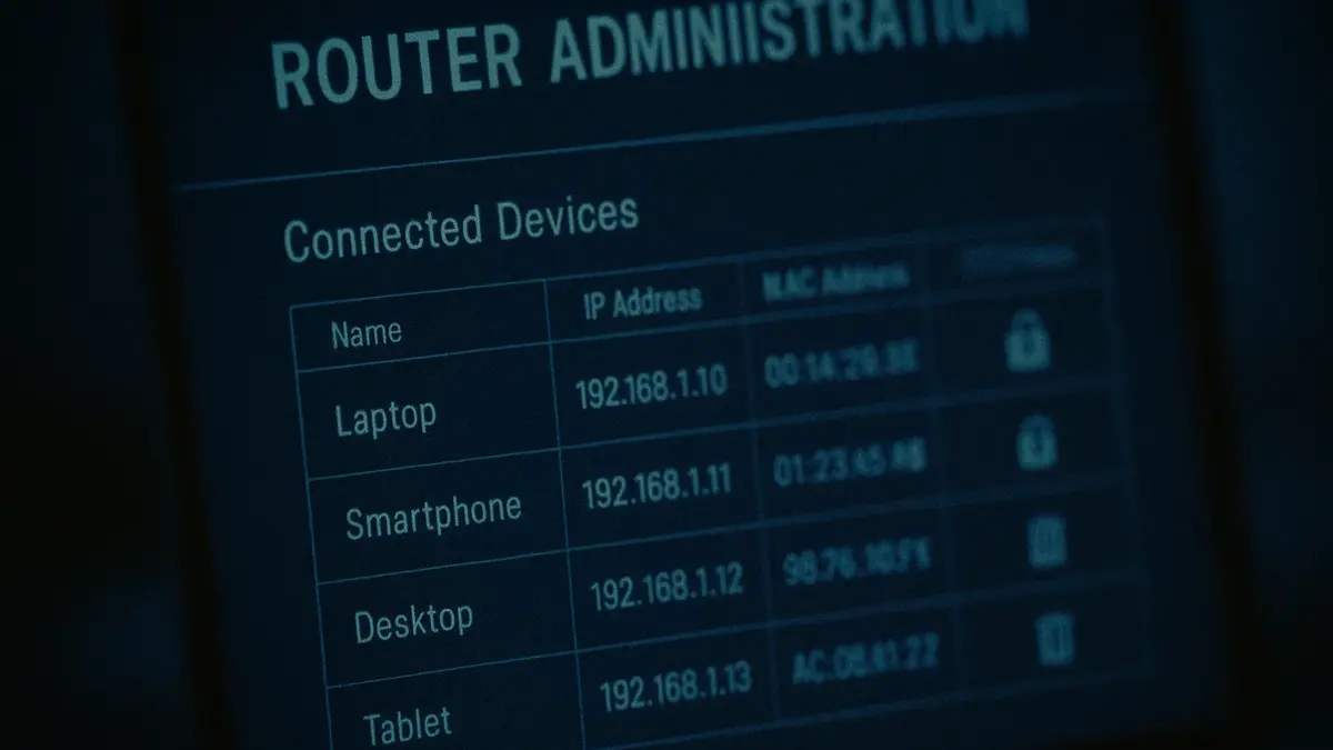 interfaccia pannello amministrazione router