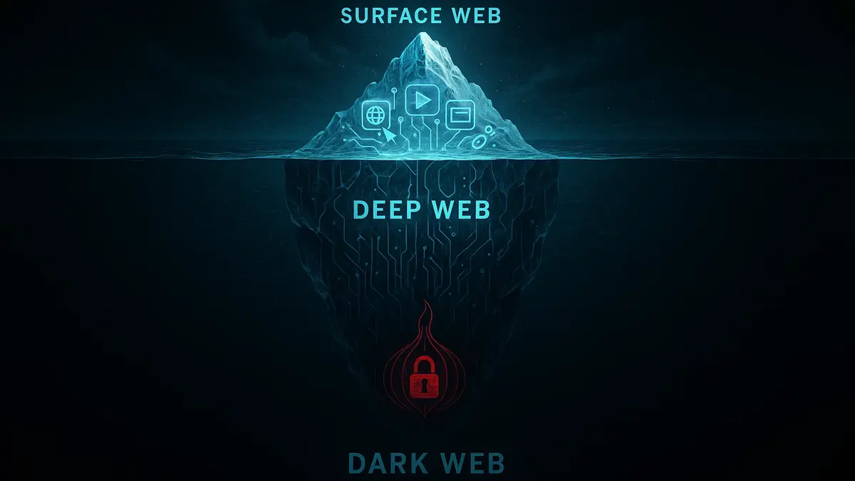 mappa concettuale dark web deep web