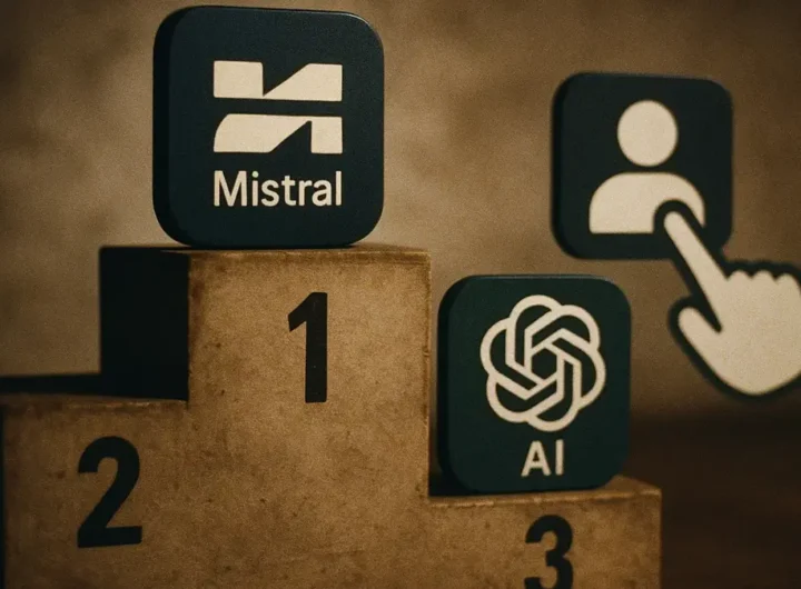 Classifica IA preferite utenti francesi Mistral