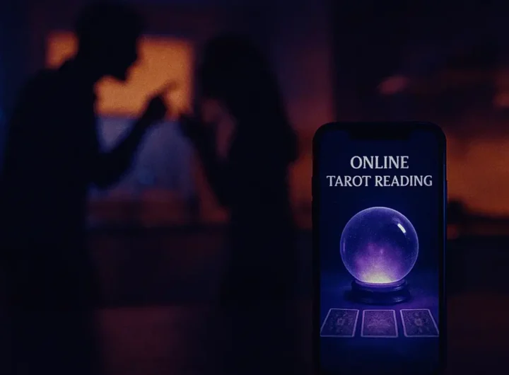 app di cartomanzia sullo schermo