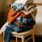 domare-sedia-vestiti-ordine-duraturo