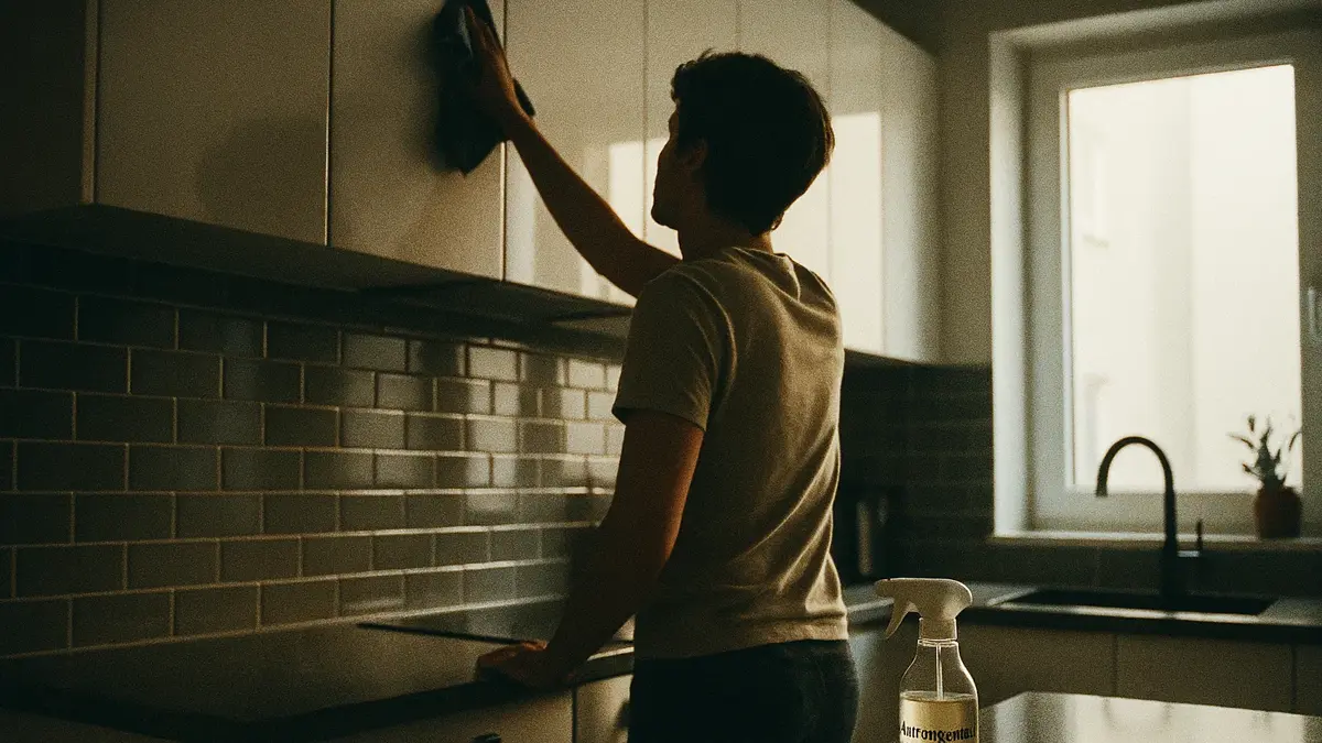 come eliminare il grasso dai mobili