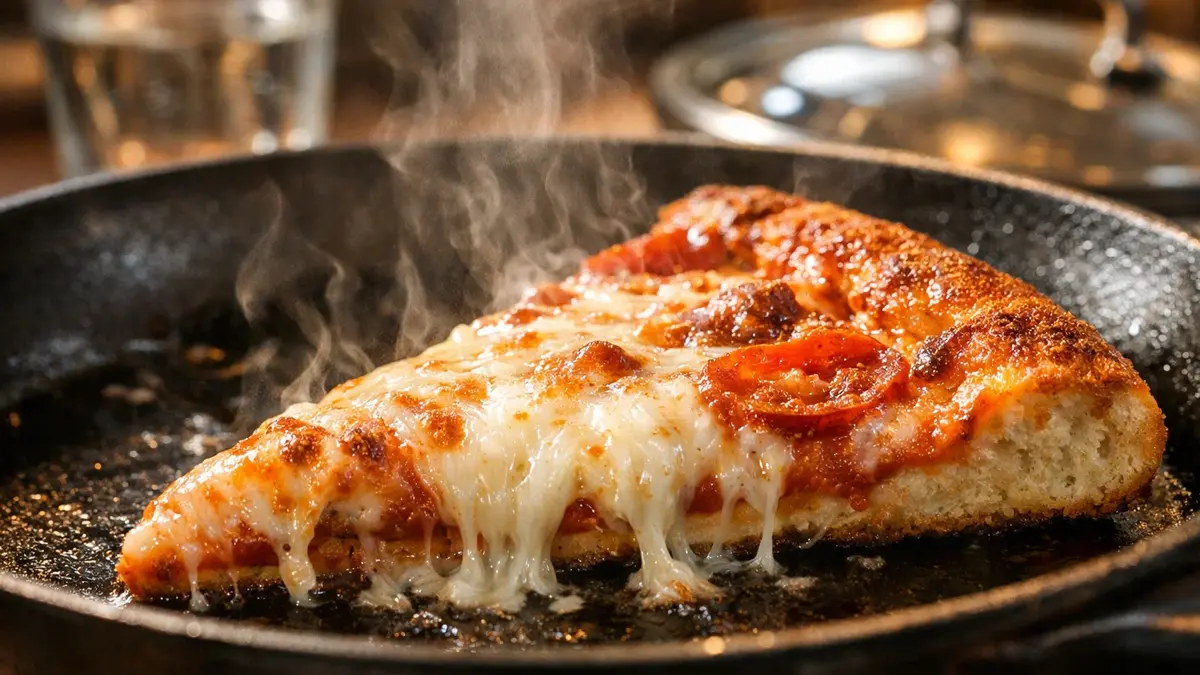 trucco-riscaldare-pizza-avanzata-padella